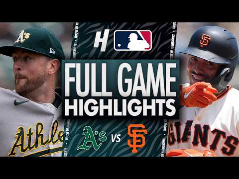 Athletics vs San Francisco Giants - NHỮNG PHA HIGHLIGHT ĐẶC SẮC 🔥 Mùa Giải MLB 25 tháng 6 năm 2026 (Athletics vs San Francisco Giants - FULL GAME HIGHLIGHTS 🔥 June 25, 2026 MLB Season)
