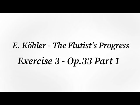 Köhler, ex. no 3 - The Futist's Progress (Op.33, Part 1)