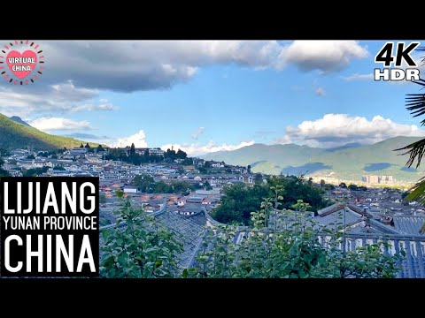 [Dia]Passeio a pé por todas as ruas da cidade velha de Lijiang | Dia e noite | 4K