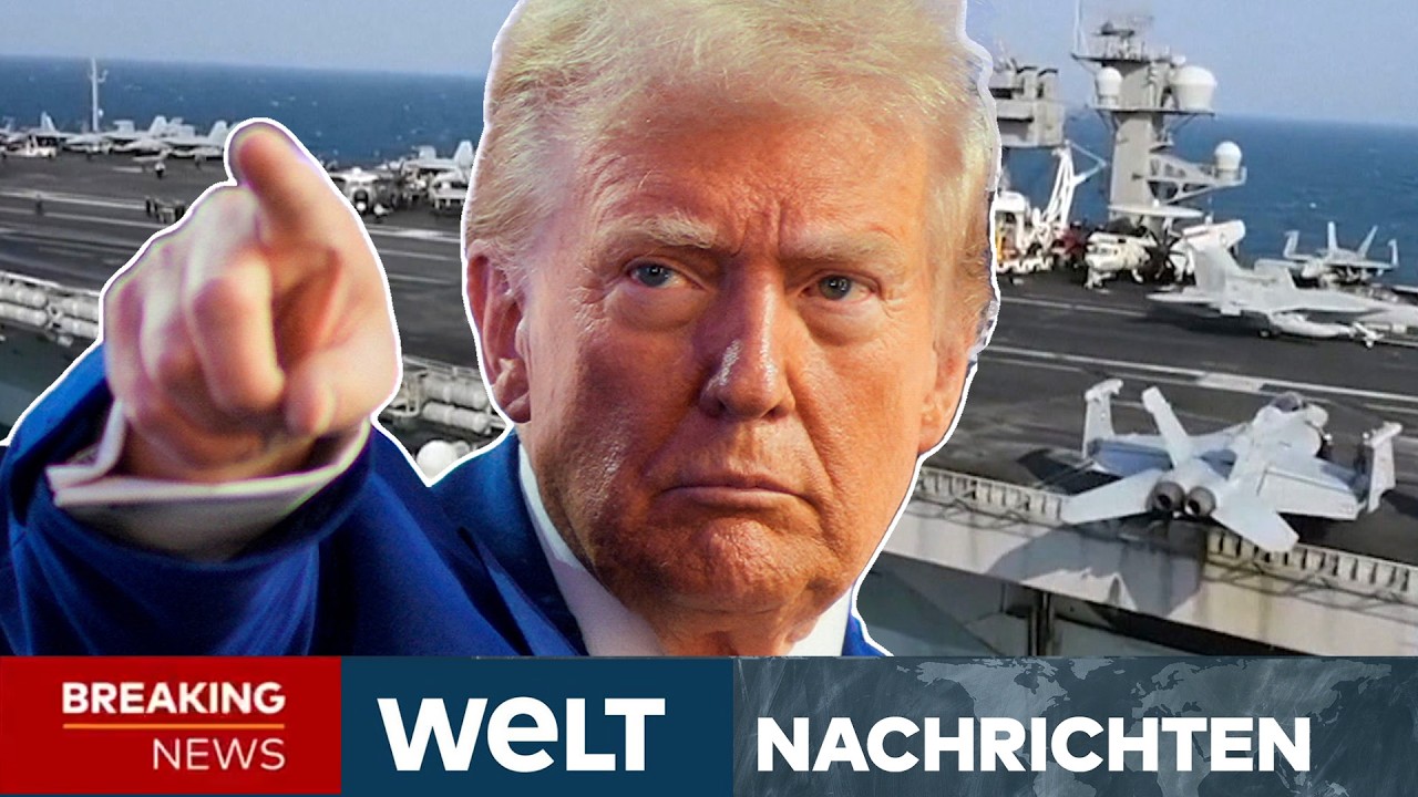 IRAN: Trump kündigt Mega-Angriff an! USA wollen Krieg gegen Mullahs nun beenden | WELT LIVE