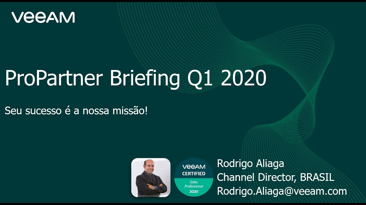 NOVAS Regras do Programa Veeam ProPartner LATAM 2020 video