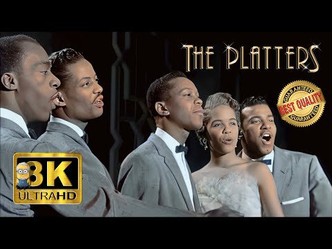 THE PLATTERS -  The Great Pretender ⭐Ultimate Quality⭐ (1956)  AI 8K Colorized Enhanced