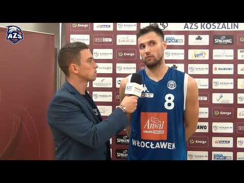 Wadowski po meczu AZS Koszalin - Anwil Włocławek, 09.11.2018