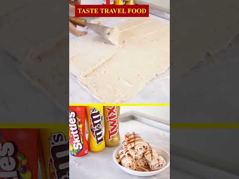 SNICKERS, TWIX, M&M CANDIES SHAKES ICE CREAM ROLLS   Super Cool 3 Candies ICE CREAM | #snickers
