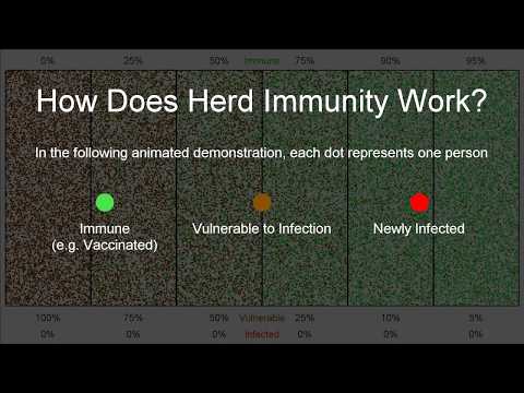Visualizing herd immunity