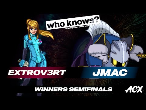 Extrov3rt (Zero Suit Samus) vs Jmac (Meta Knight) - Winners Semifinals - who knows?