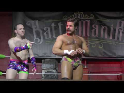 Joey Ryan & Eddie Van Glam vs Hellfire Club - 3-2-1 BATTLE! 'Battlemania 2017' - 04/21/2017