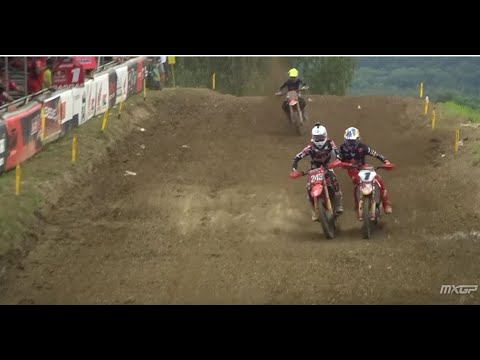 Tim Gajser and Jorge Prado bar to bar in MXGP Race 2! | MXGP of Czech Republic 2024