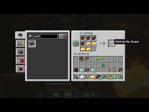 3 netherite ingots