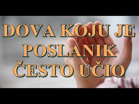 DOVA KOJU JE POSLANIK S.A.V.S. ČESTO UČIO