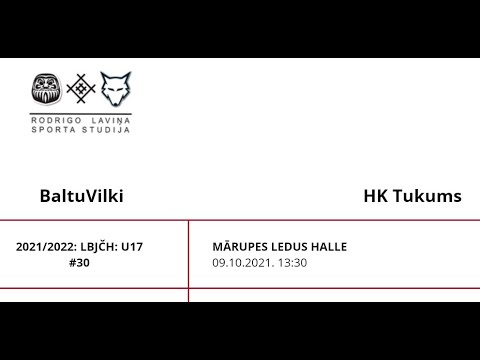 2021/2022: LBJČH: U17 Baltu Vilki - HK Tukums 09.10.2021.