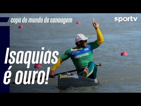 Flamengo athlete Isaquias Queiroz wins gold at the Canoeing World Cup