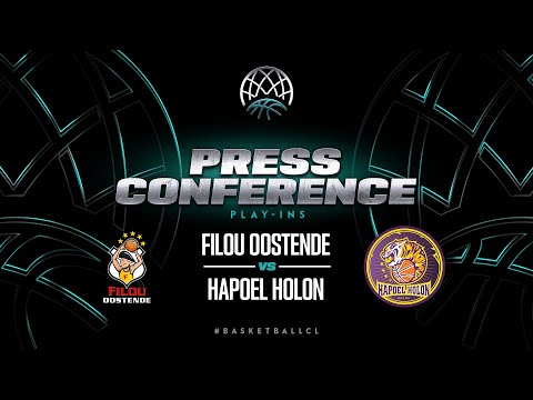 Filou Oostende v Hapoel Holon - Press Conference | BCL 2023-24