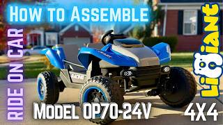 LIGIANT Ride On Car UTV OP70  - How to Assemble