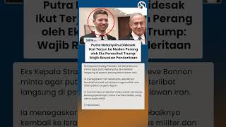 Keluarga Ikut Diseret! Putra Netanyahu Diminta Turun Langsung ke Medan Perang