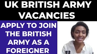 UK British Army Opens Application For Commonwealth Non UK Citizens