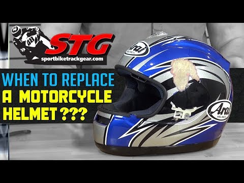 When Do You Need To Replace Your Motorcycle Helmet? | Sportbike Track Gear