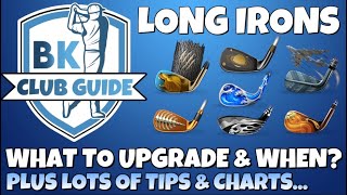CLUB GUIDE: Long Irons - What to Upgrade & When? Tips & Charts Included | Golf Clash