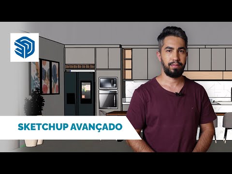 Sketchup Avançado - Cortecloud Academy - Montando sua cozinha do zero via Hellomob