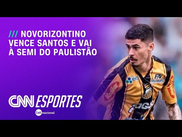 Com falha de Neymar, Novorizontino vence Santos e vai à semi do Paulistão | CNN PRIME TIME