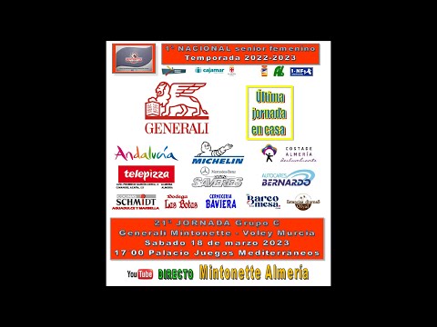 1DF, JORNADA 21. GENERALI MINTONETTE ALMERIA - VOLEY MURCIA