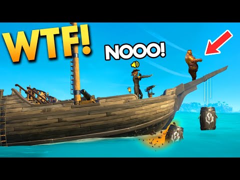 TOP 100 FUNNY MOMENTS IN SEA OF THIEVES #8