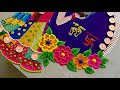 Diwali Lakshmi Pooja rangoli || Rangoli designs for Diwali || Diwali धनतेरस रंगोली