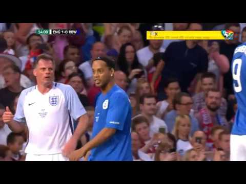 Ronaldinho vs England XI HD 720p 05062016 Soccer Aid 20161