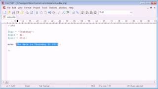 Beginner PHP Tutorial - 17 - Concatenation