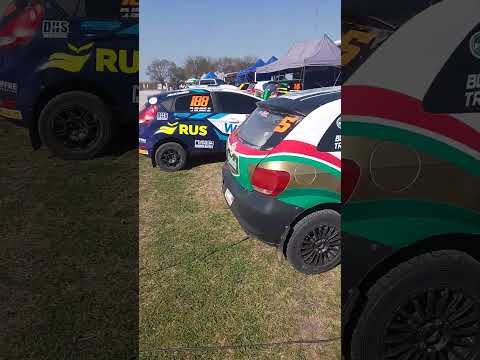 Rally Entrerriano en General Galarza, parque de servicio en Polideportivo #autos #Rally #Entrerriano