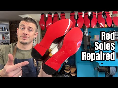 How we repair Christian Louboutin red soles