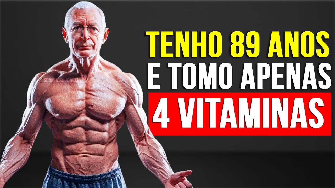 Tome estas 4 VITAMINAS após os 50 e NUNCA mais Envelheça!