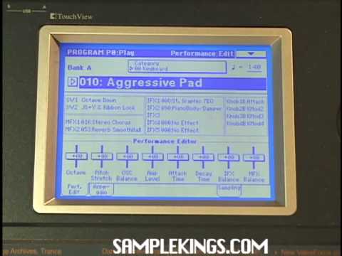 Korg Triton Extreme How to Use Performance mode