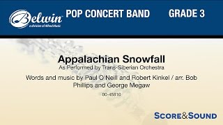 Appalachian Snowfall, arr. Bob Phillips and George Megaw – Score & Sound
