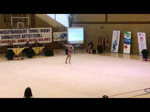 Julia Wiśniewska obręcz Międzynarodowy Turniej Wiosny Szczecin 2016