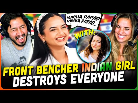 Front Bencher Indian Girl Destroys Everyone - India, Korea, English HARDEST TONGUE TWISTERS Reaction