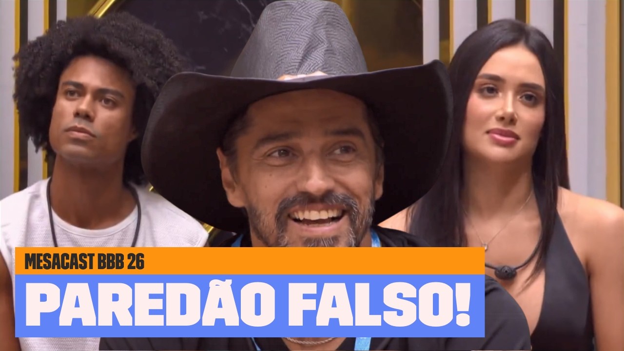 Alberto Cowboy, Breno e Jordana estão no PAREDÃO FALSO! | BBB 26 | Mesacast BBB | Multishow