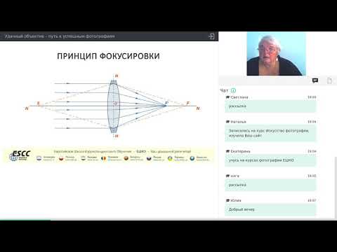 Видео-вебинар по курсу Искусство фотографии "Удачный объектив – путь к успешным фотографиям"