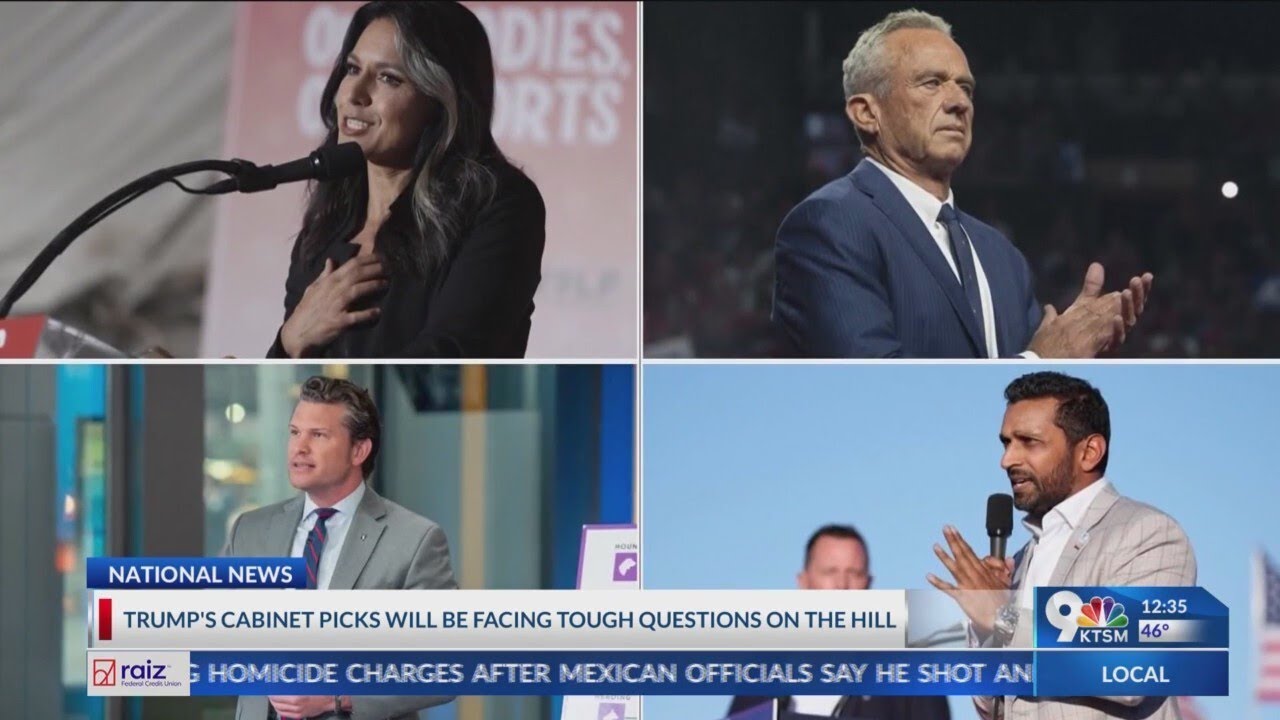 Trump's Cabinet picks will be facing tough questions