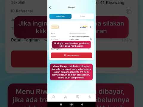 Pembayaran Tagihan SPP & UP