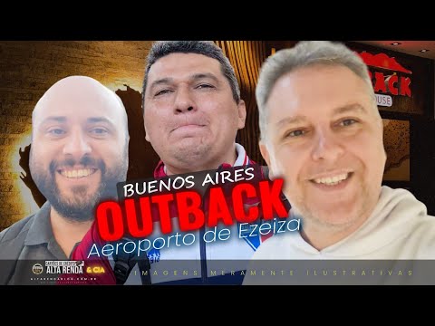 💳RESTAURANTE DE GRAÇA OUTBACK EM BUENOS AIRES AEROPORTO EZEIZA ARGENTINA, COM SEU CARTÃO BENEFÍCIO.