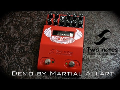 Two Notes Le Lead preamp pedal demo by martial allart