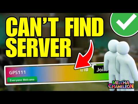 Meccha Chameleon Friends Can't Find Server - How to Fix