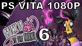 Stick It To The Man (PS3, PS VITA) 1080P - Let's Play Part 6 - Ride The Whale!