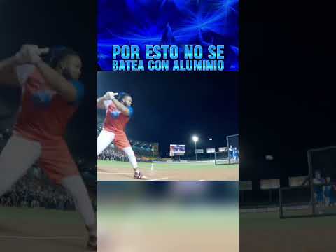Por esta razón no se batea con Bates de aluminio en la MLB 🔥⚾️ #mlb #shorts #baseball