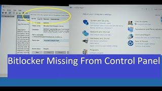 how to fix BitLocker missing from control panel windows 11, 10 [New]