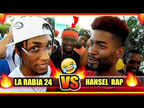 😂(Chistes y risas😅) La Rabia 24 🆚 Hansel Rap Improvisando en Samaná Batalla de Freestyle 2021