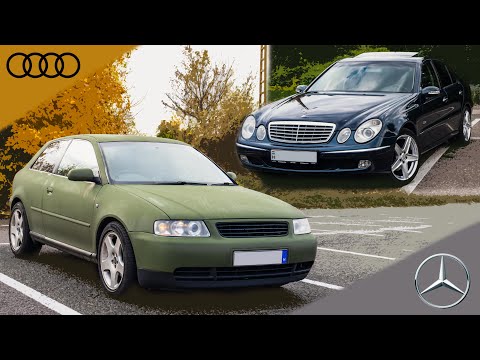 "Military" Audi A3 🆚 Mercedes W211 3.2 V6 🚗 #mitmegyszázon