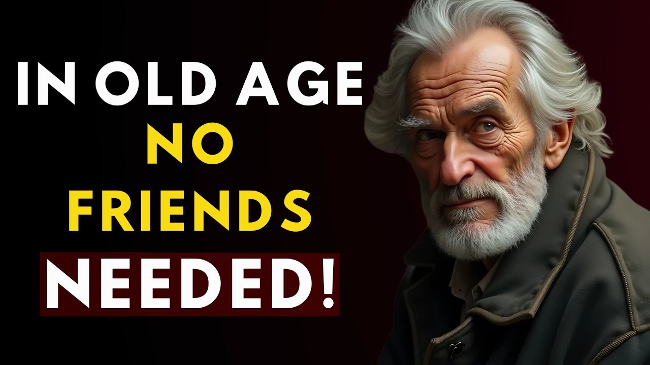 "Living Joyfully Alone: The Truth About Friendship in Old Age | Stoic Philosophy & Wisdom"