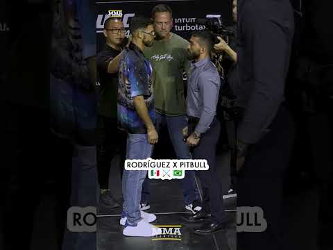 Yair Rodriguez and Patricio Pitbull faceoff ahead of #UFC314